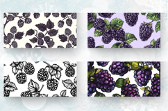 Doodles Blackberry Mug Wrap Sublimation Designs Product Image 2