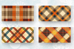 Retro Fall Plaid Mug Wrap Sublimation Designs Product Image 2