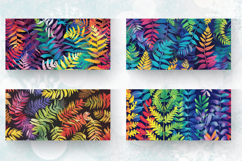 Rainbow Fern Mug Wrap Sublimation Designs Product Image 2