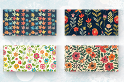Stitch &amp; Knitted Flowers mug wrap sublimation Designs Product Image 2