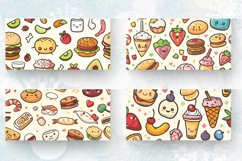 Kawaii Food Mug wrap Sublimation Designs Product Image 2