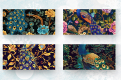 Floral Peacock Mug Wrap Sublimation Designs Product Image 2