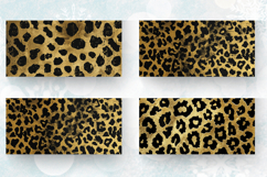 Gold and Black Leopard Mug Wrap Sublimation Designs Product Image 2