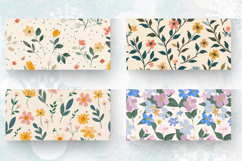 Cottagecore Spring Floral Mug Wrap Sublimation Designs Product Image 2