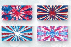 Patriotic USA Tie Dye Mug wrap Sublimation Designs Product Image 2