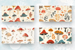 Whimsical Mushroom Mug Wrap Sublimation Designs Product Image 2