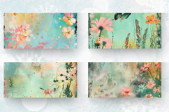 Spring Mixed Media Mug Wrap Sublimation Designs Product Image 2