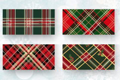 Christmas Plaid Mug Wrap Sublimation Designs Product Image 2