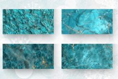 Luxury Turquoise Mug Wrap Sublimation Designs Product Image 2
