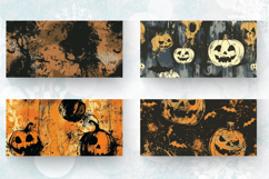 Grungy Halloween Mug Wrap Sublimation Designs Product Image 2