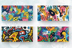 Cute Abstract Doodle Mug wrap Sublimation Designs Product Image 2