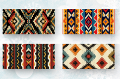 Knitted Aztec Fabric Mug Wrap Sublimation Designs Product Image 2