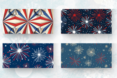 4th of July Fireworks Mug Wrap Sublimation Designs Product Image 2