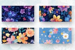Magical Dreamy Flowers Mug wrap Sublimation Designs Product Image 2