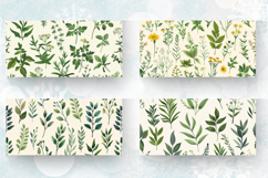 Cottage core Botanical Herbs Mug Wrap Sublimation Designs Product Image 2