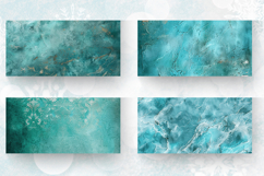 Luxury Aqua Mug Wrap Sublimation Designs Product Image 2
