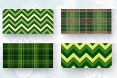 Green Plaid Christmas Mug wrap Sublimation Designs Product Image 2