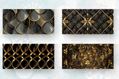 Elegant Golden Mug Wrap Sublimation Designs Product Image 2