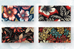 Tribal Flowers mug wrap sublimation Designs Product Image 2