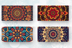 Abstract Boho Festive Mandala Mug Wrap Sublimation Designs Product Image 2