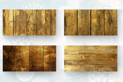 Gold Wood Mug Wrap Sublimation Designs Product Image 2