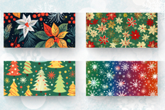 Colorful Christmas Mug Wrap Sublimation Designs Product Image 2