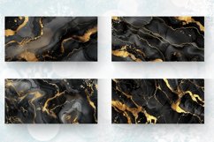 Black &amp; Gold Alcohol Ink Mug wrap Sublimation Designs Product Image 2
