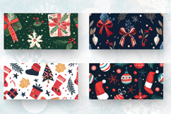 Preppy Christmas Mug Wrap Sublimation Designs Product Image 2