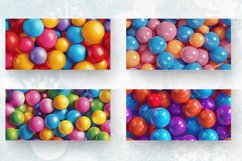 Colorful 3D Inflated Balls Mug wrap Sublimation Designs Product Image 2