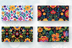 Mexican Floral Fiesta Mug Wrap Sublimation Designs Product Image 2