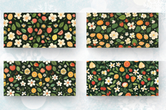Spring Floral Fruits Mug Wrap Sublimation Designs Product Image 2