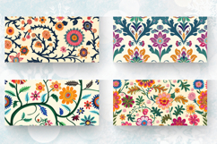 Rinas Indian Folk Flower Mug Wrap Sublimation Designs Product Image 2