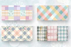 Pastel Farmhouse Gingham Mug Wrap Sublimation Designs Product Image 2