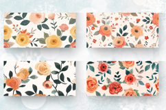 Cute Boho Roses Mug Wrap Sublimation Designs Product Image 2