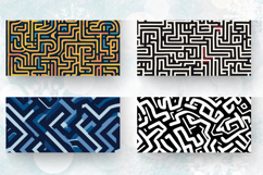 Abstract Maze Mug Wrap Sublimation Designs Product Image 2