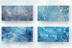 Winter Glitter Mug Wrap Sublimation Designs Product Image 2