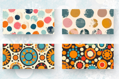 Boho Polka Dots Mug Wrap Sublimation Designs Product Image 2
