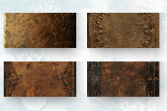 Gilded Brown Book Cover Mug Wrap Sublimation Designs Product Image 2