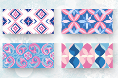 Crafted Pink &amp; Blue Mug Wrap Sublimation Designs Product Image 2