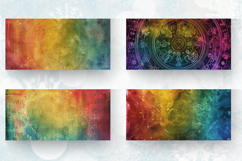 Rainbow Zodiac Mug Wrap Sublimation Designs Product Image 2