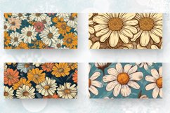 Retro Daisy Flower Mug wrap Sublimation Designs Product Image 2