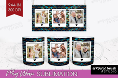 Animal Print Photo Mug Wrap PNG - Wild Animal Picture Frame Product Image 1