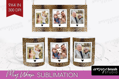 Animal Print Photo Mug Wrap PNG - Wild Animal Picture Frame Product Image 1