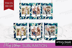 Eucalyptus Photo Mug Wrap PNG - Botanical Picture Frame Mug Product Image 1
