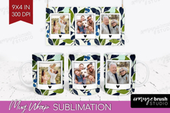 Eucalyptus Photo Mug Wrap PNG - Botanical Picture Frame Mug Product Image 1