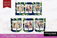 Eucalyptus Photo Mug Wrap PNG - Botanical Picture Frame Mug Product Image 1