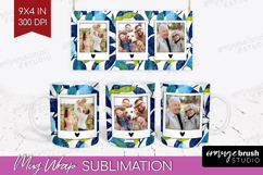 Eucalyptus Photo Mug Wrap PNG - Botanical Picture Frame Mug Product Image 1