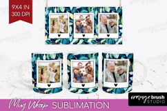 Eucalyptus Photo Mug Wrap PNG - Botanical Picture Frame Mug Product Image 1