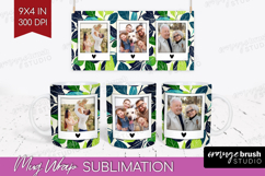 Eucalyptus Photo Mug Wrap PNG - Botanical Picture Frame Mug Product Image 1