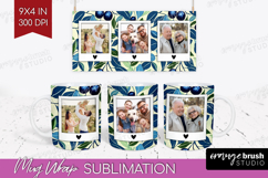 Eucalyptus Photo Mug Wrap PNG - Botanical Picture Frame Mug Product Image 1